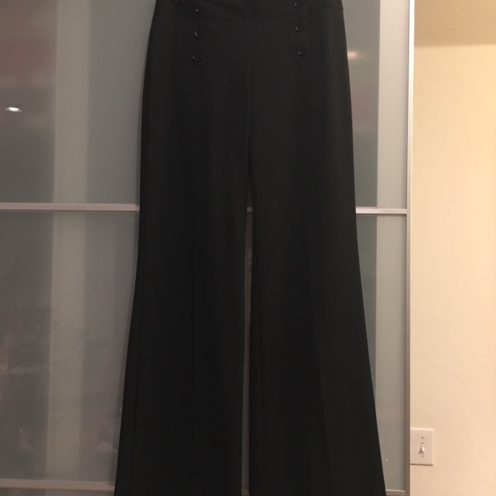 Express dark navy sailor dress pants Size 4 Long